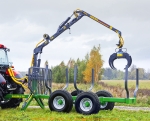 Przyczepa Farma 6t żuraw 3,8m 