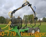 Przyczepa Leśna 12t dźwig 7,0m G2 FARMA