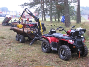 Przyczepa 1,5t Żuraw 4,1m Honda